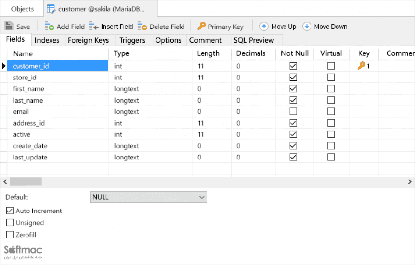 اسکرینشات 3 Navicat for MariaDB
