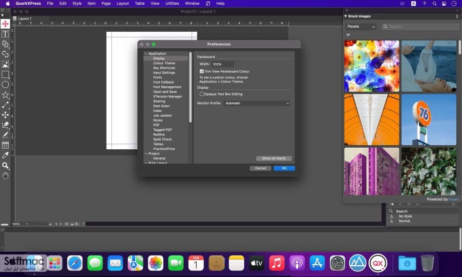 اسکرینشات 1 QuarkXPress