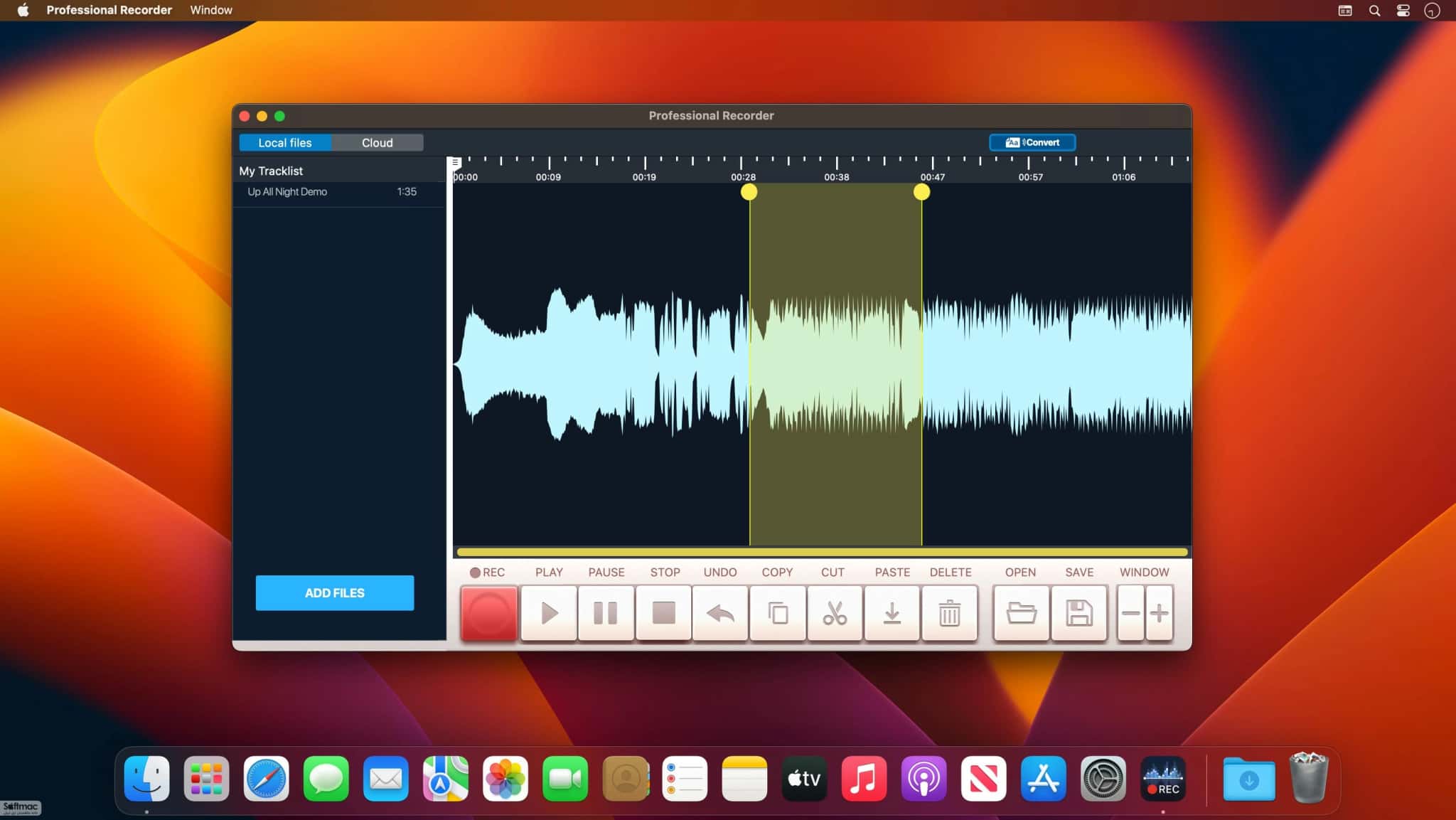 اسکرینشات 2 Professional Recorder & Editor