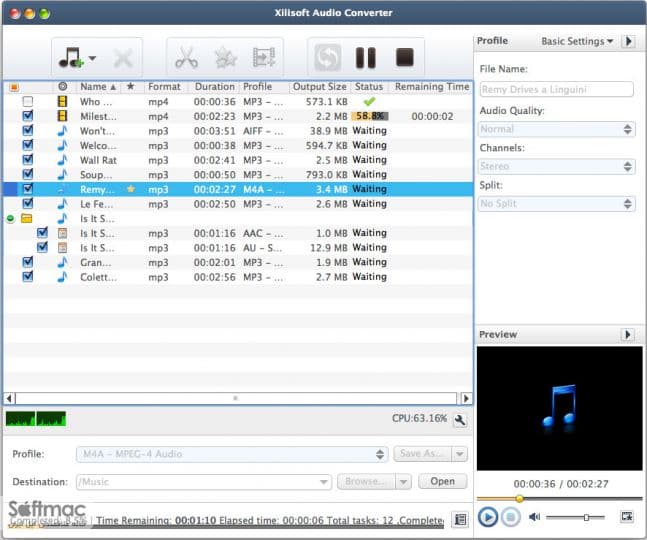 اسکرینشات 1 Xilisoft Audio Converter Pro