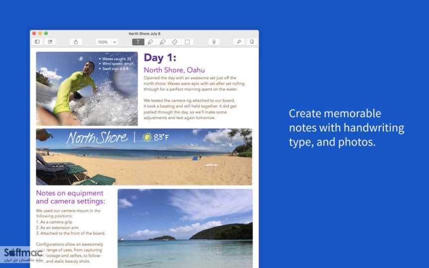 اسکرینشات 1 Notability