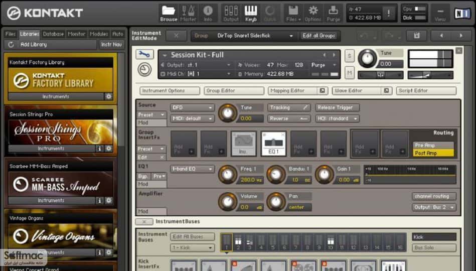 اسکرینشات 3 Native Instruments Kontakt