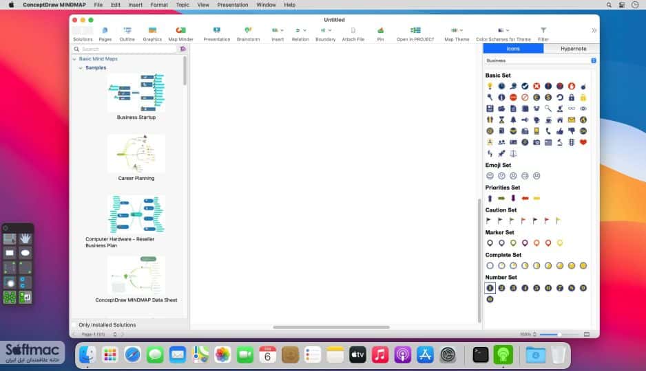 اسکرینشات 3 ConceptDraw MINDMAP