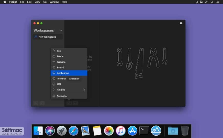 اسکرینشات 2 Workspaces