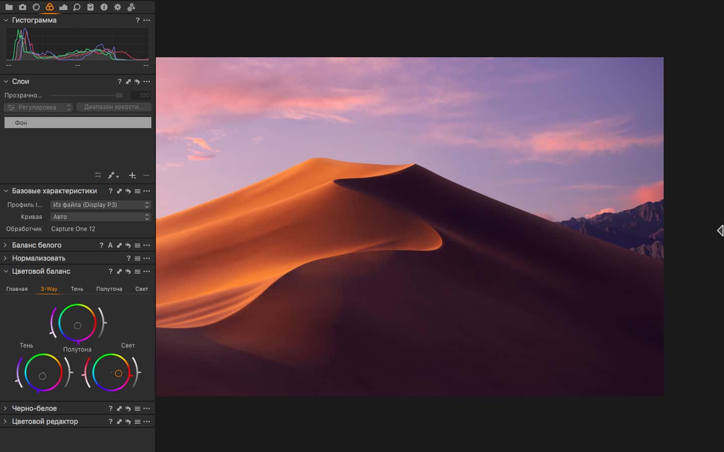 اسکرینشات 3 Capture One Pro