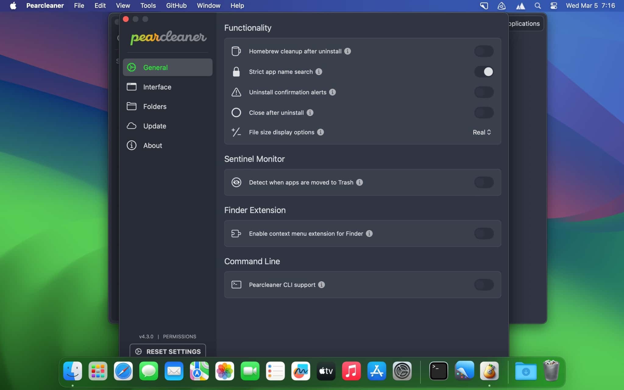 اسکرینشات 2 Pearcleaner
