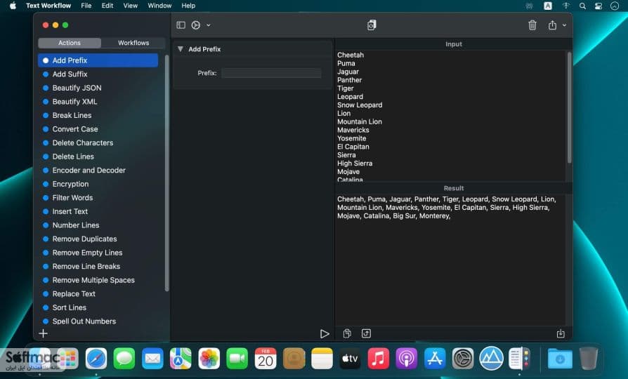 اسکرینشات 1 Text Workflow
