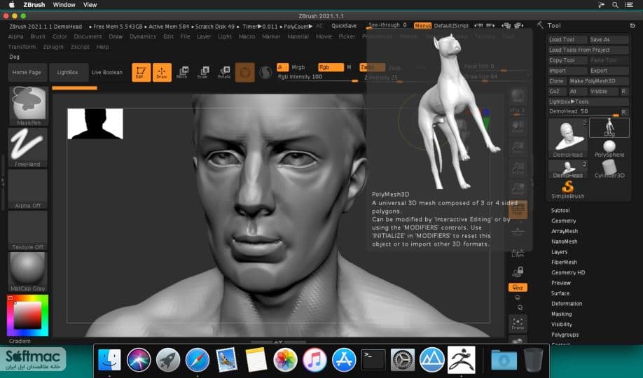 اسکرینشات 1 Pixologic ZBrush