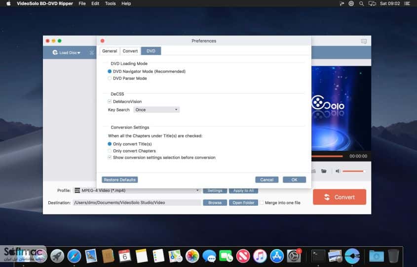 اسکرینشات 2 VideoSolo BD-DVD Ripper