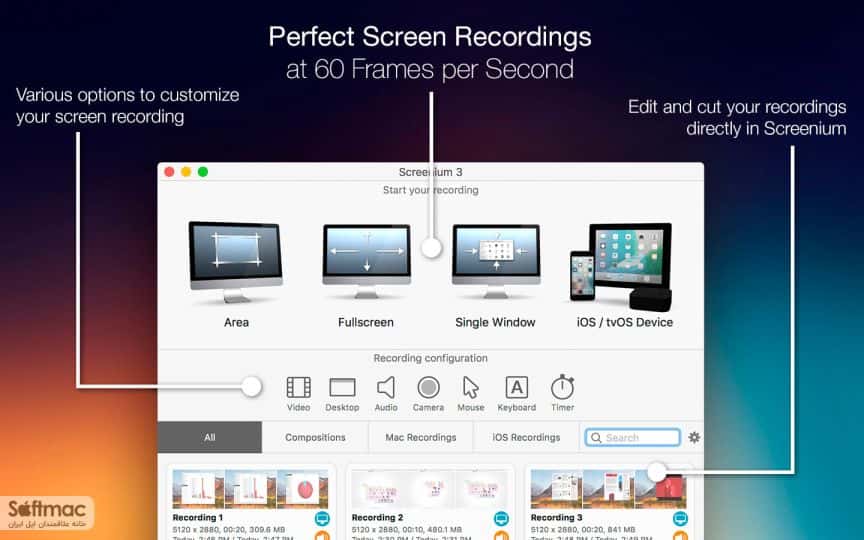 اسکرینشات 3 Screenium