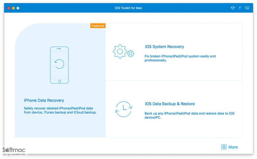 اسکرینشات 1 AnyMP4 iOS Toolkit