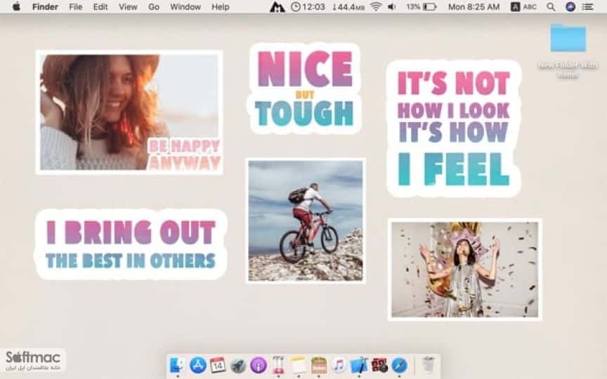 اسکرینشات 3 Desktop Stickers