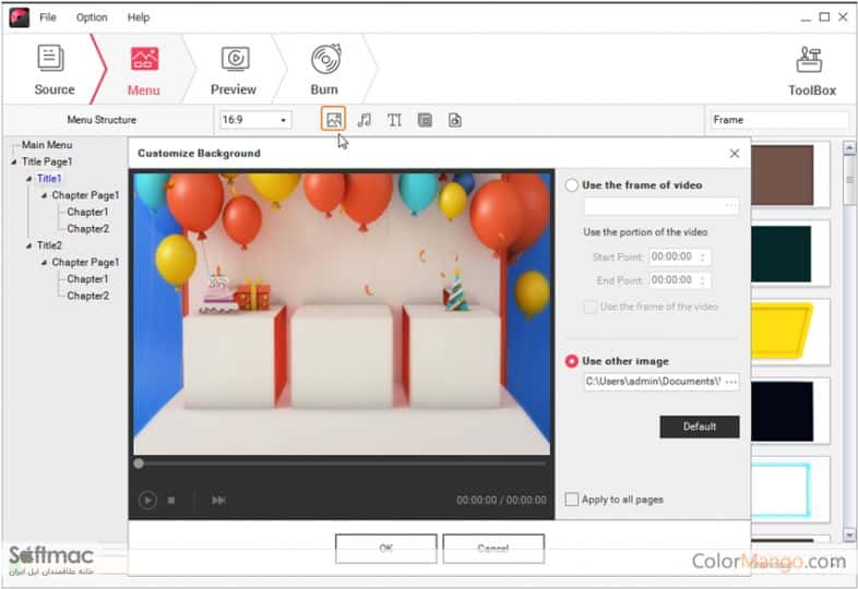 اسکرینشات 3 Wondershare DVD Creator