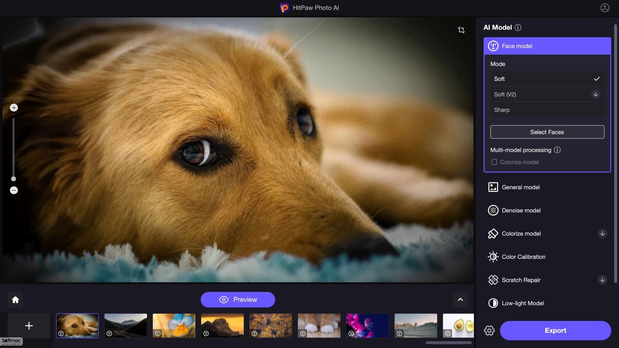 اسکرینشات 1 HitPaw Photo AI