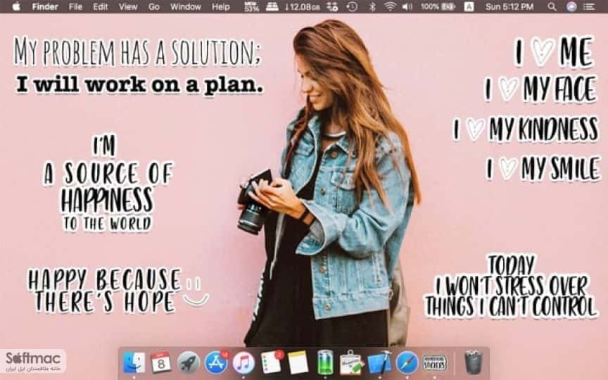 اسکرینشات 2 Desktop Stickers