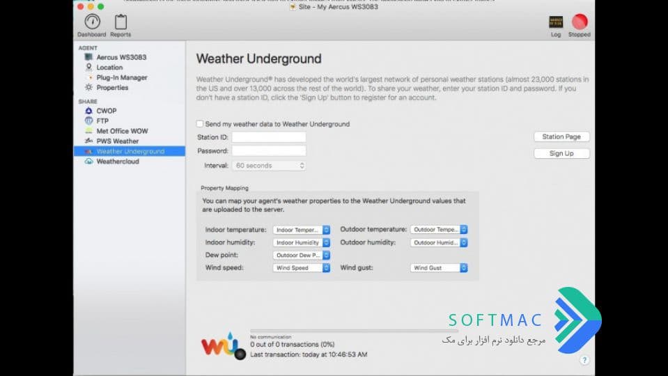 اسکرینشات 1 WeatherSnoop