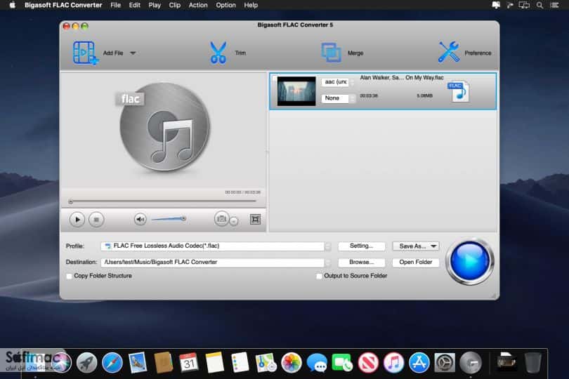 اسکرینشات 3 Bigasoft FLAC Converter