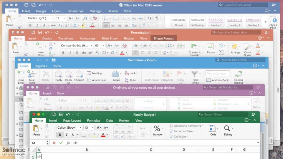 اسکرینشات 1 Microsoft Office 2016