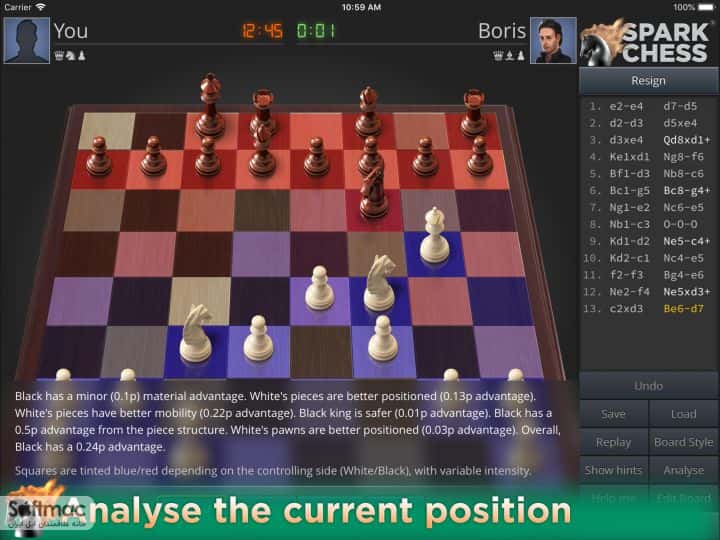 اسکرینشات 3 SparkChess