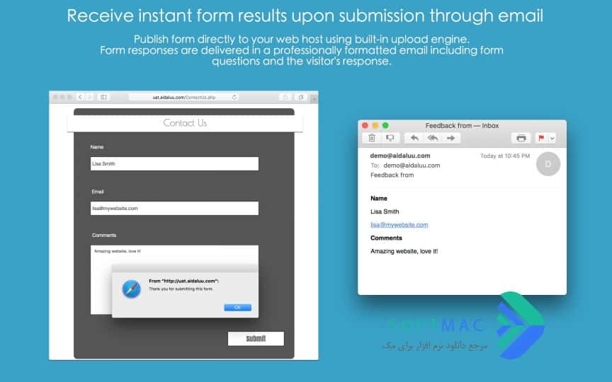 اسکرینشات 5 Touch Forms Pro