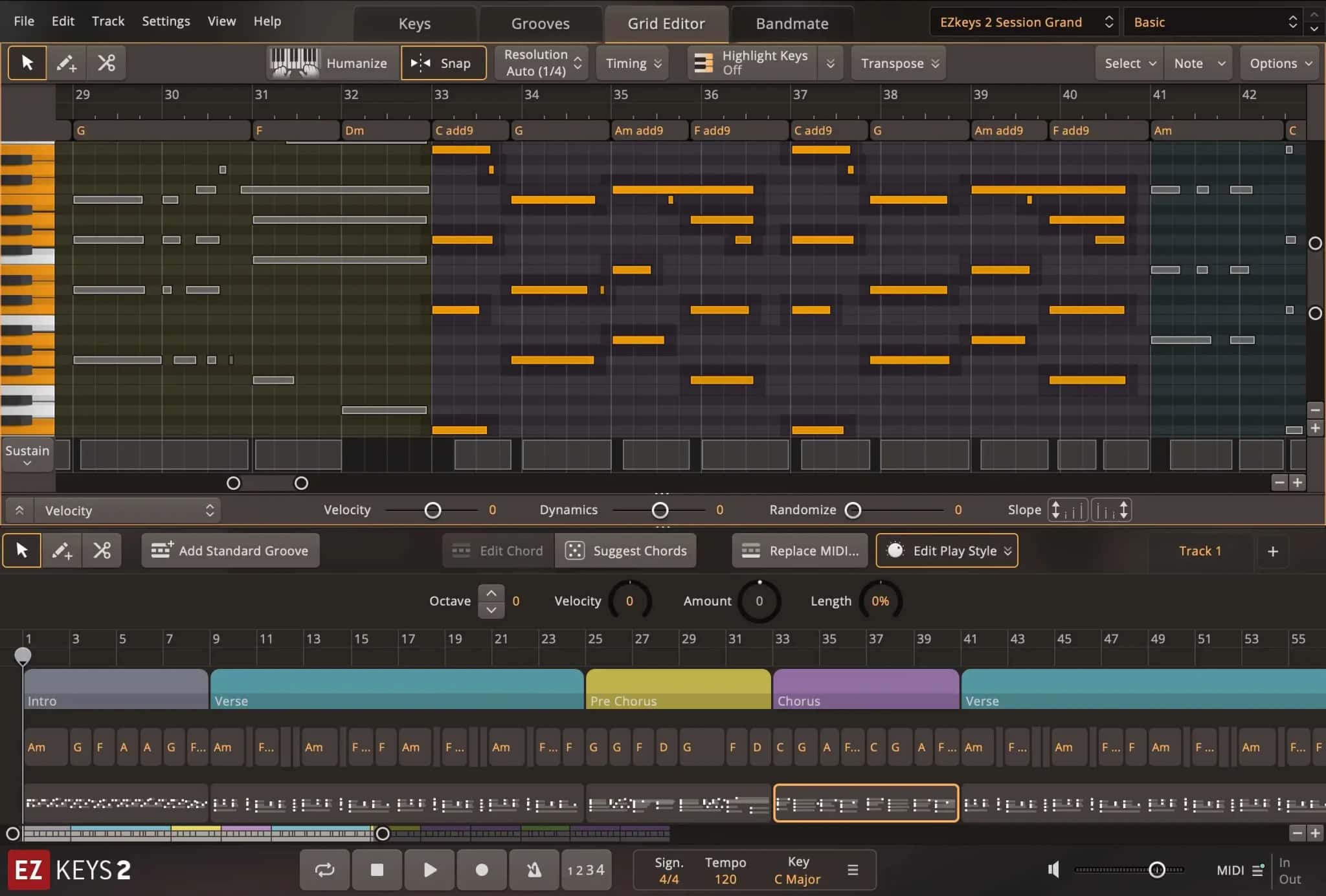 اسکرینشات 4 Toontrack EZkeys
