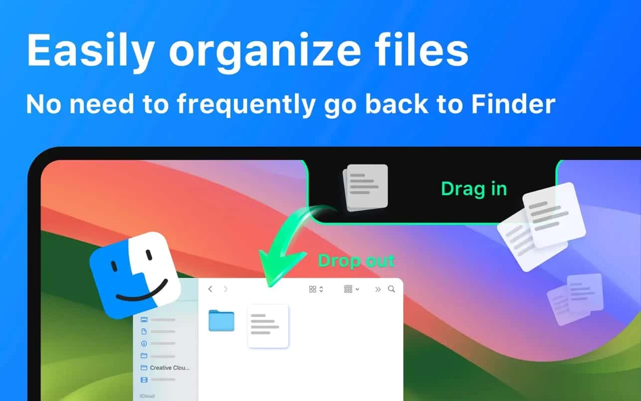 اسکرینشات 3 NotchBox - Easy Drag & Drop