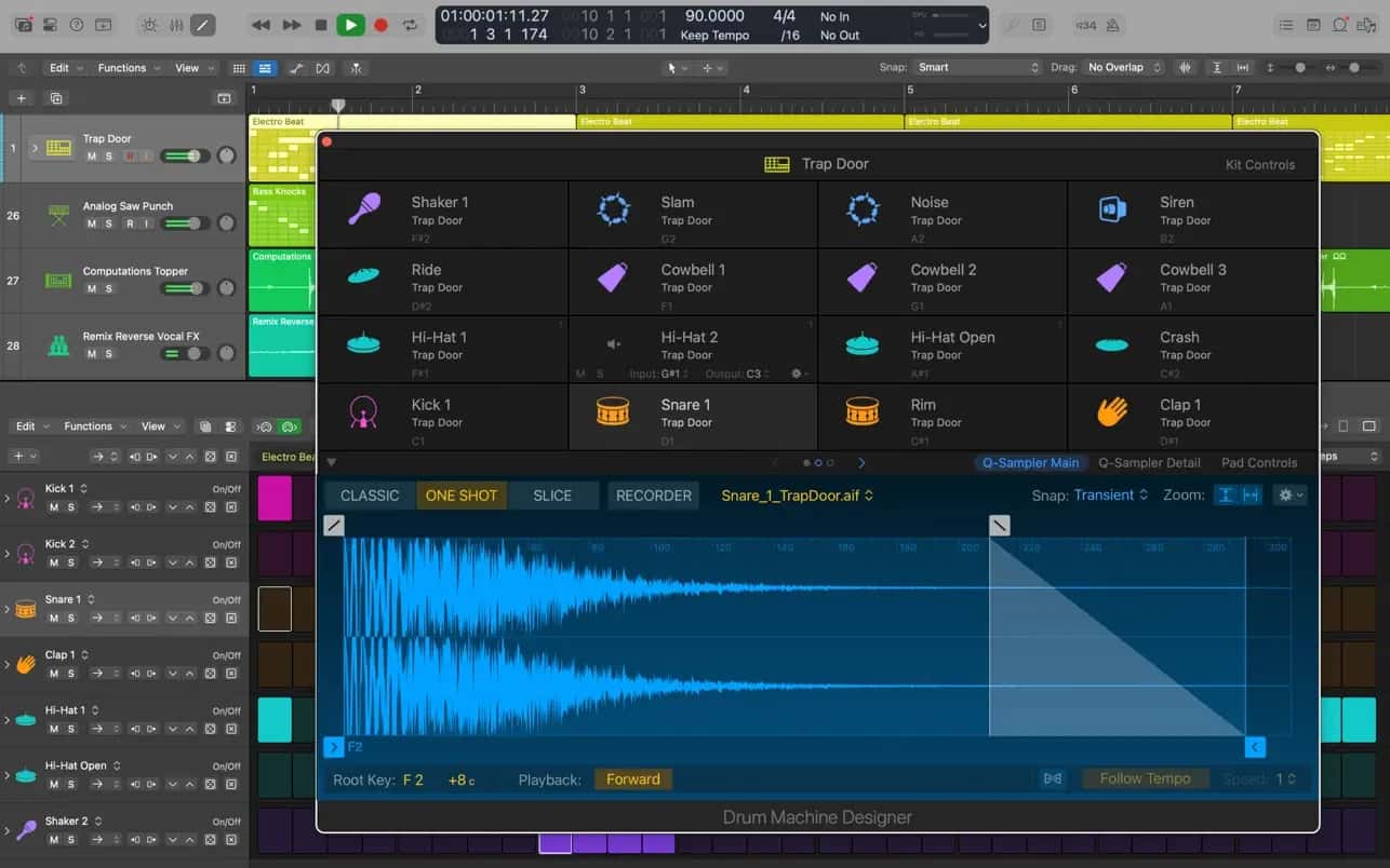 اسکرینشات 4 Logic Pro X