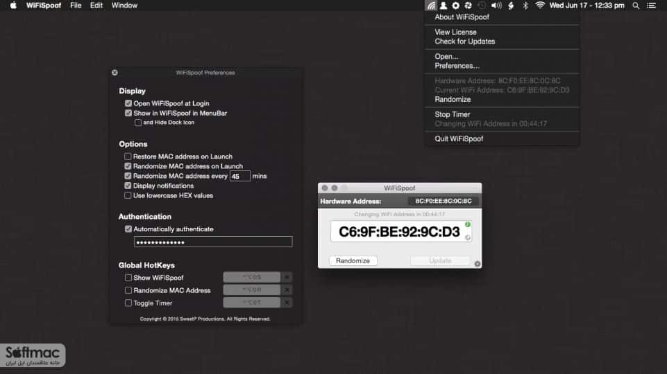 اسکرینشات 2 WiFiSpoof