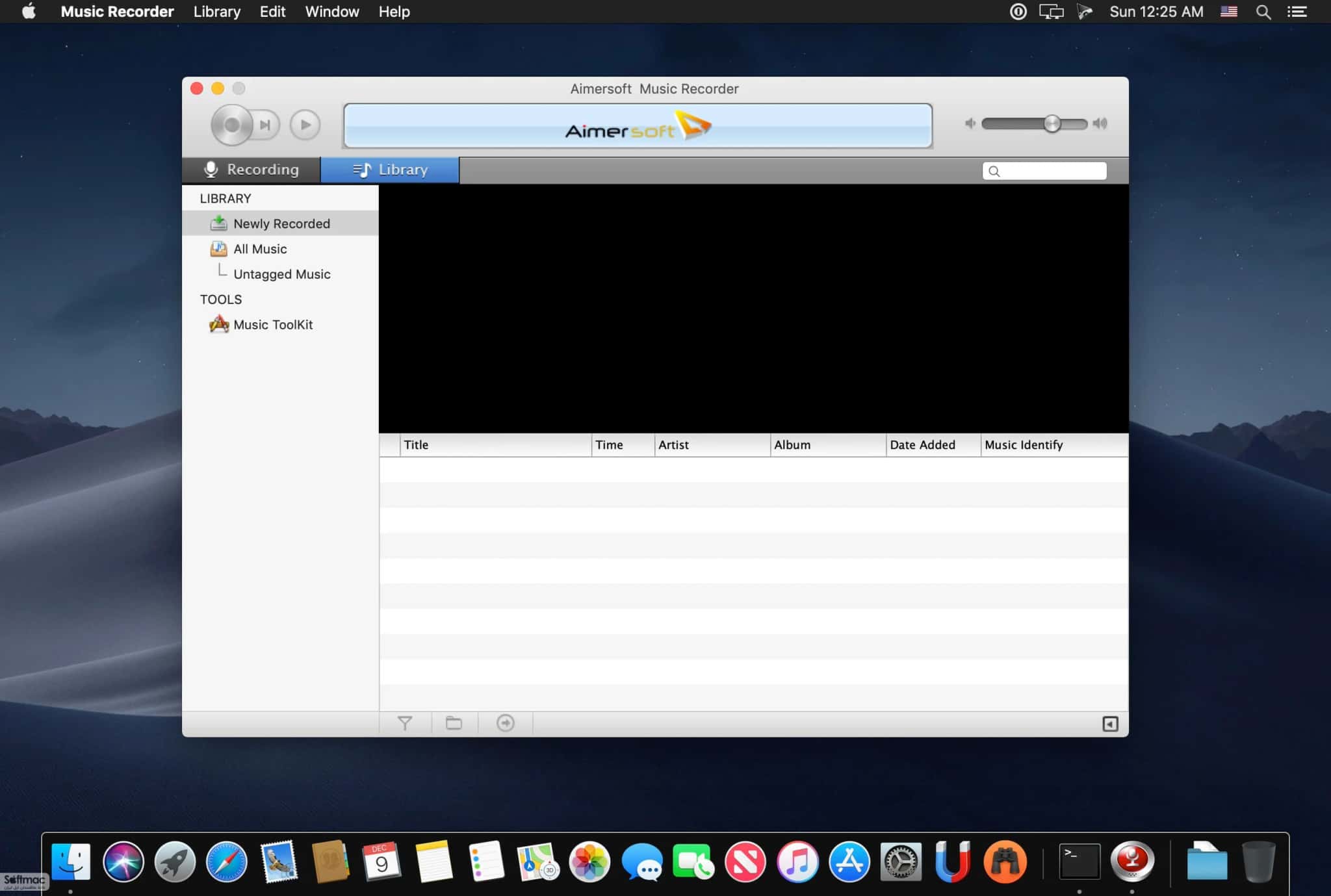 اسکرینشات 2 Aimersoft Music Recorder