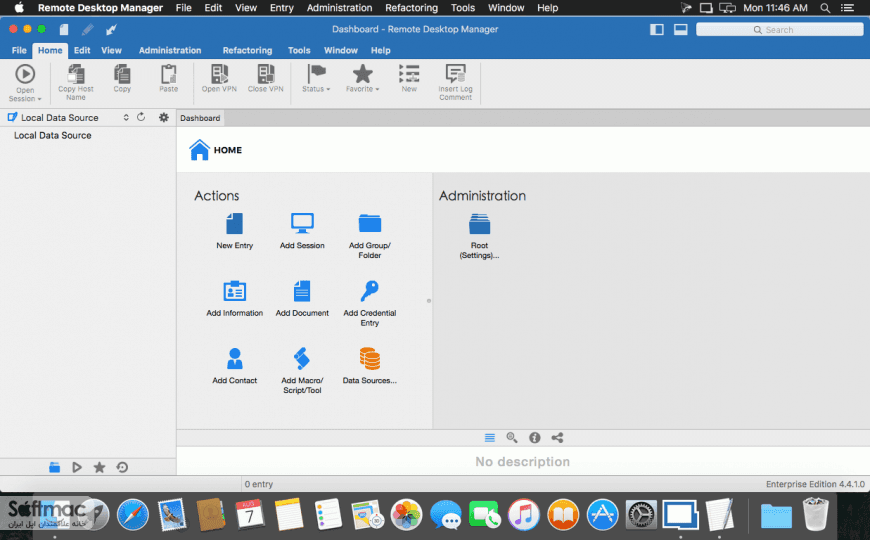 اسکرینشات 1 Remote Desktop Manager Enterprise