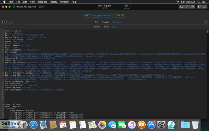 اسکرینشات 2 Paw HTTP Client