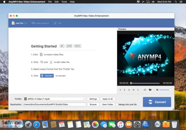 اسکرینشات 2 AnyMP4 Mac Video Enhancement