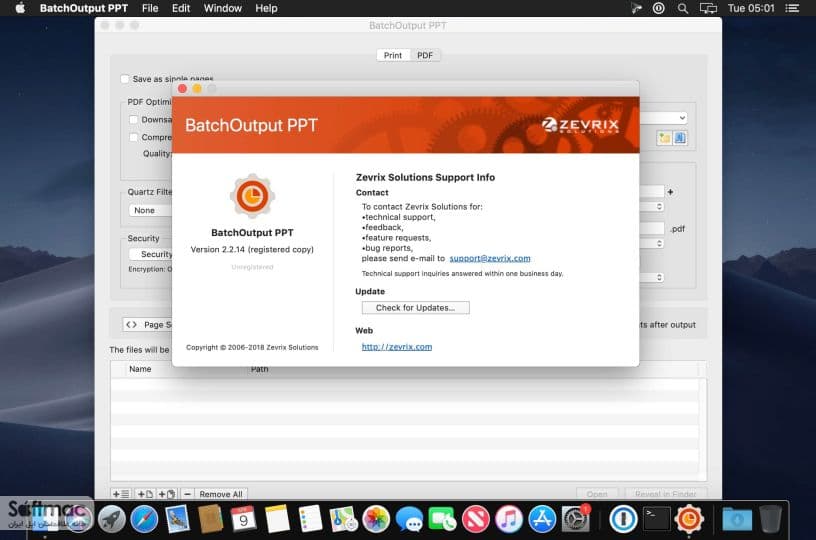 اسکرینشات 1 BatchOutput PPT