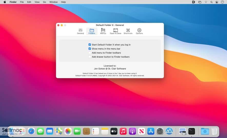 اسکرینشات 3 Default Folder X