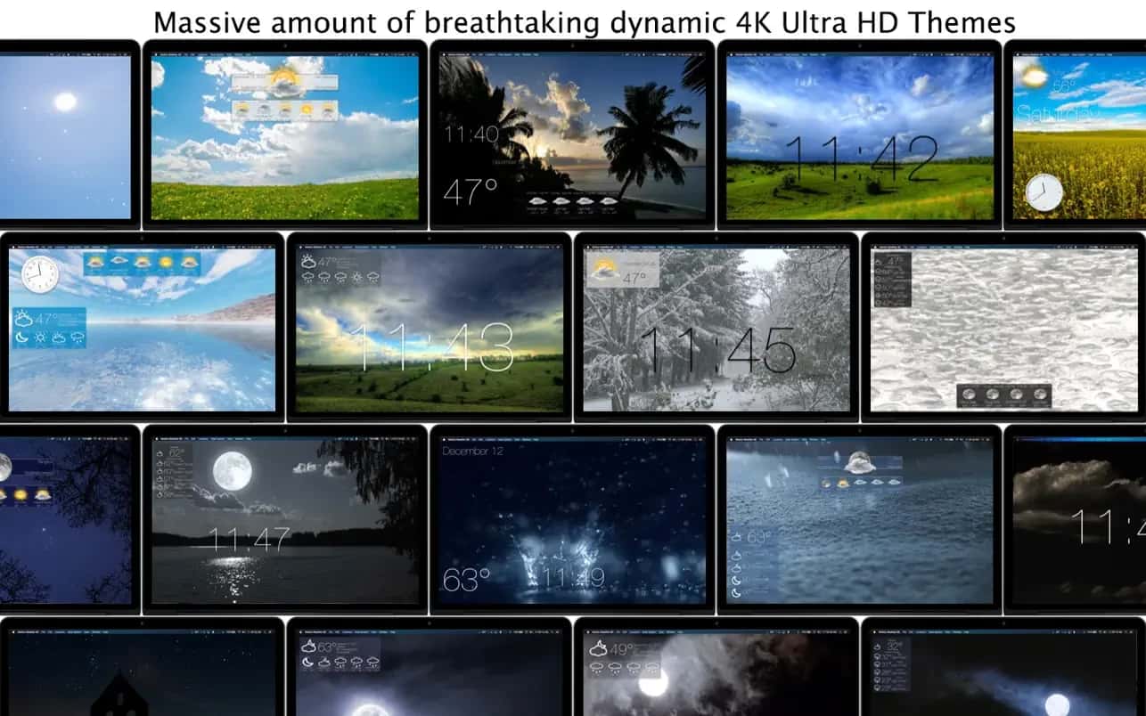 اسکرینشات 3 Motion Weather 4K