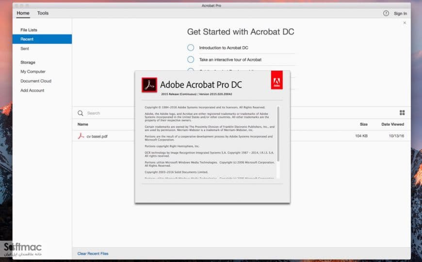 اسکرینشات 1 Adobe Acrobat