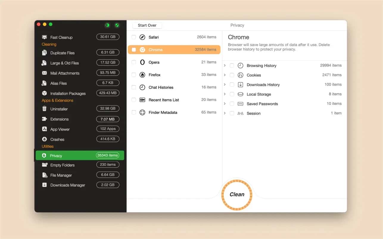 اسکرینشات 4 OS Cleaner Pro