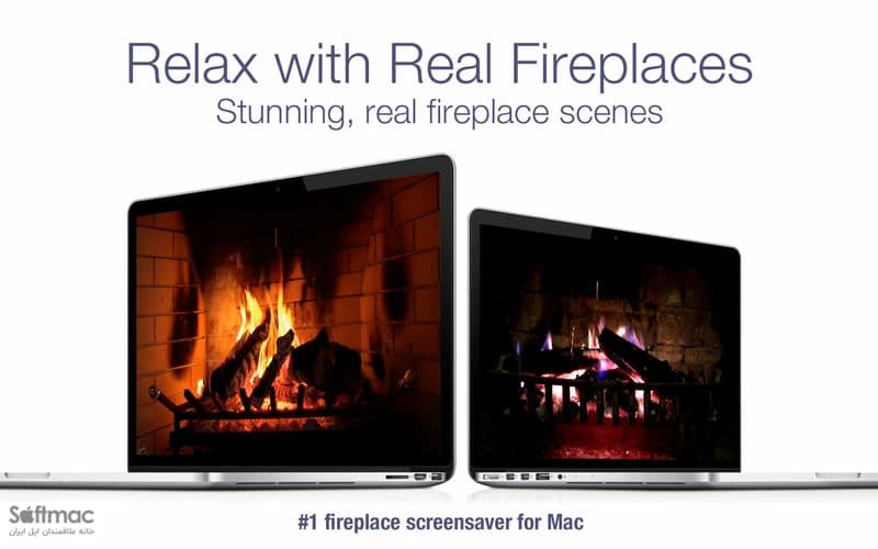 اسکرینشات 1 Fireplace Live HD Screensaver
