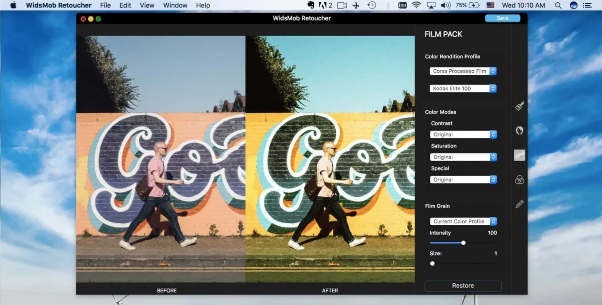 اسکرینشات 4 WidsMob AI Retoucher
