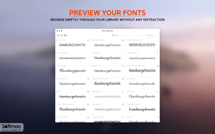اسکرینشات 2 Typeface