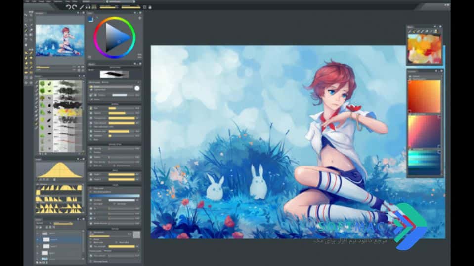 اسکرینشات 3 Paintstorm Studio