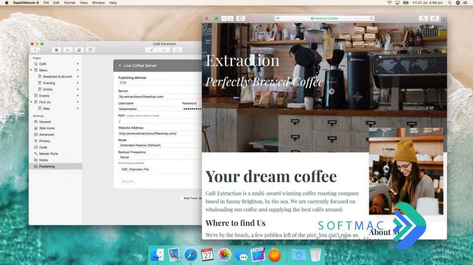 اسکرینشات 2 RapidWeaver