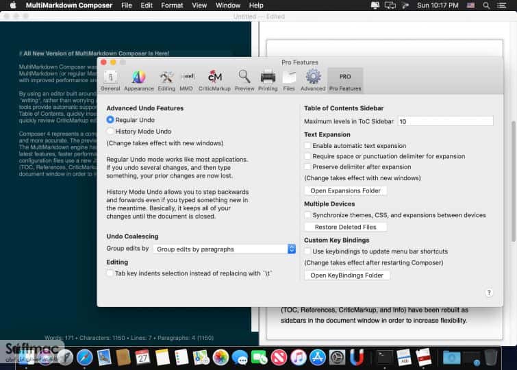اسکرینشات 2 MultiMarkdown Composer Pro