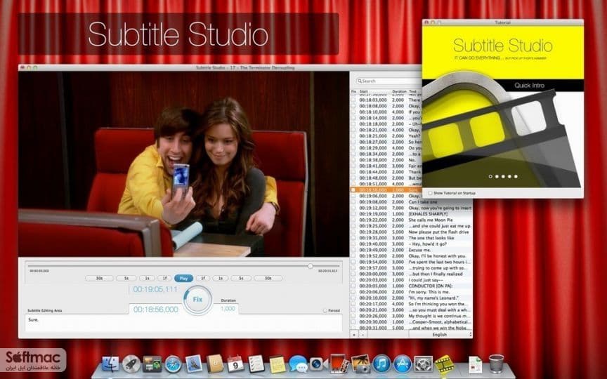 اسکرینشات 1 Subtitle Studio