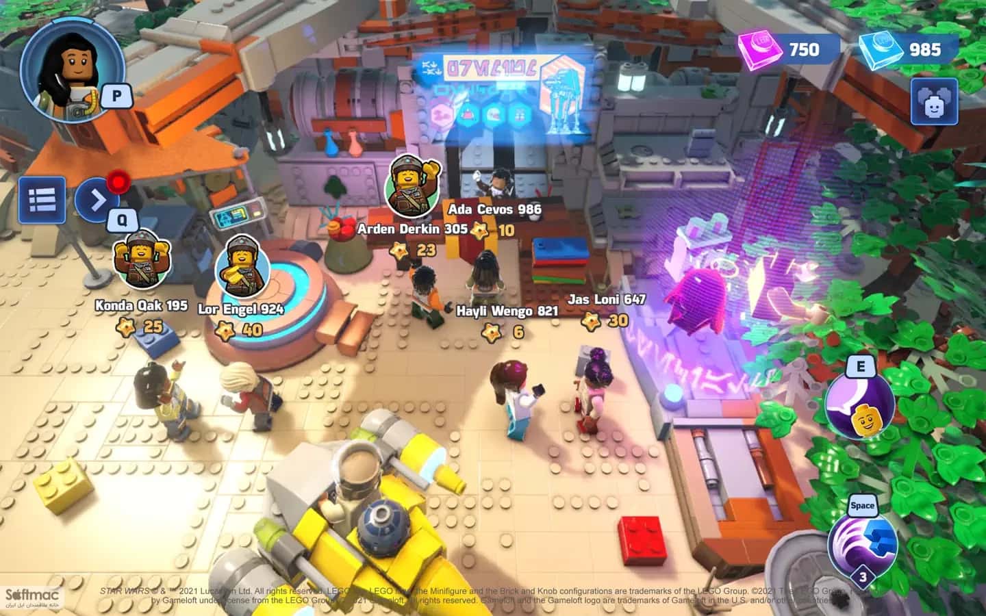 اسکرینشات 2 Lego Star Wars: Castaways