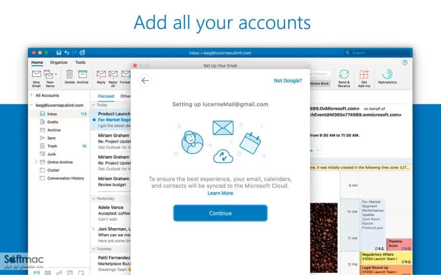 اسکرینشات 3 Microsoft Outlook