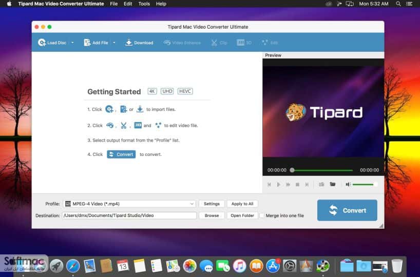 اسکرینشات 3 Tipard Mac Video Converter Ultimate