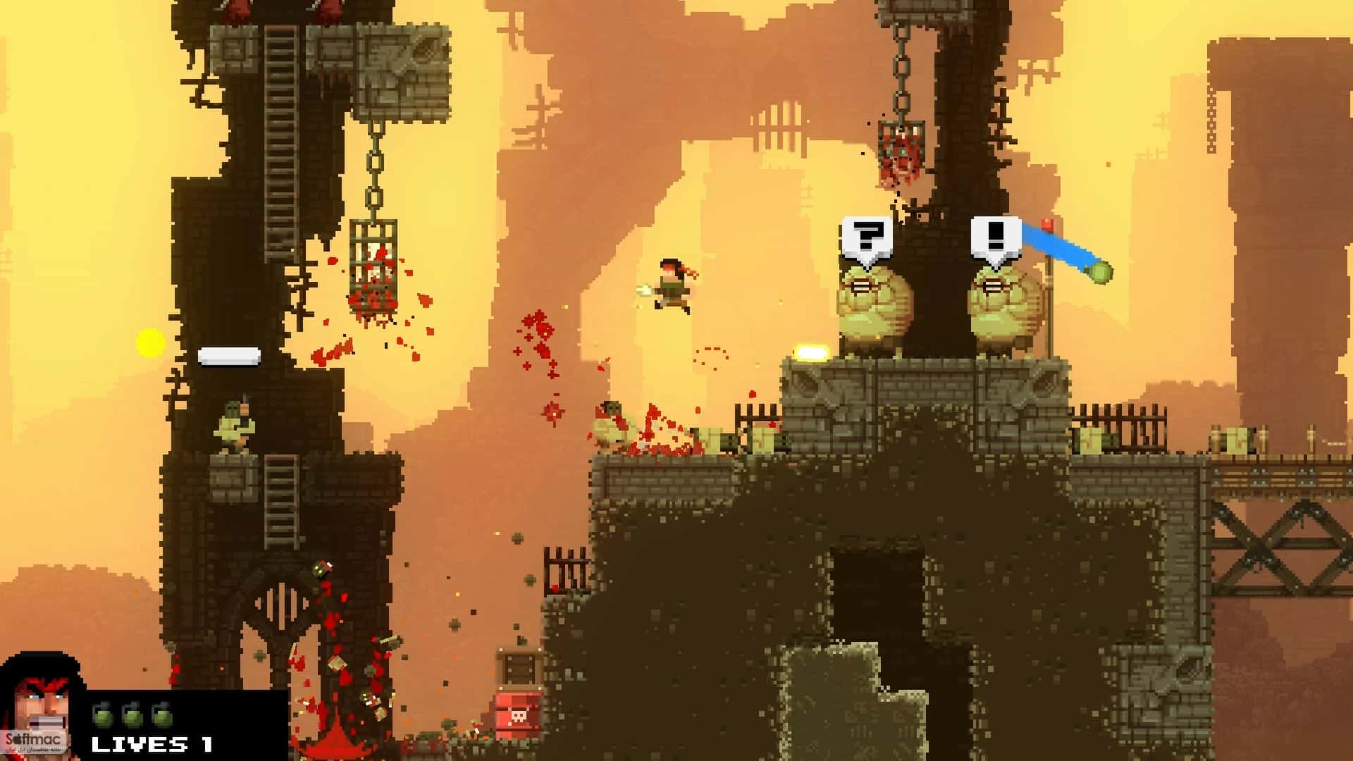 اسکرینشات 3 Broforce
