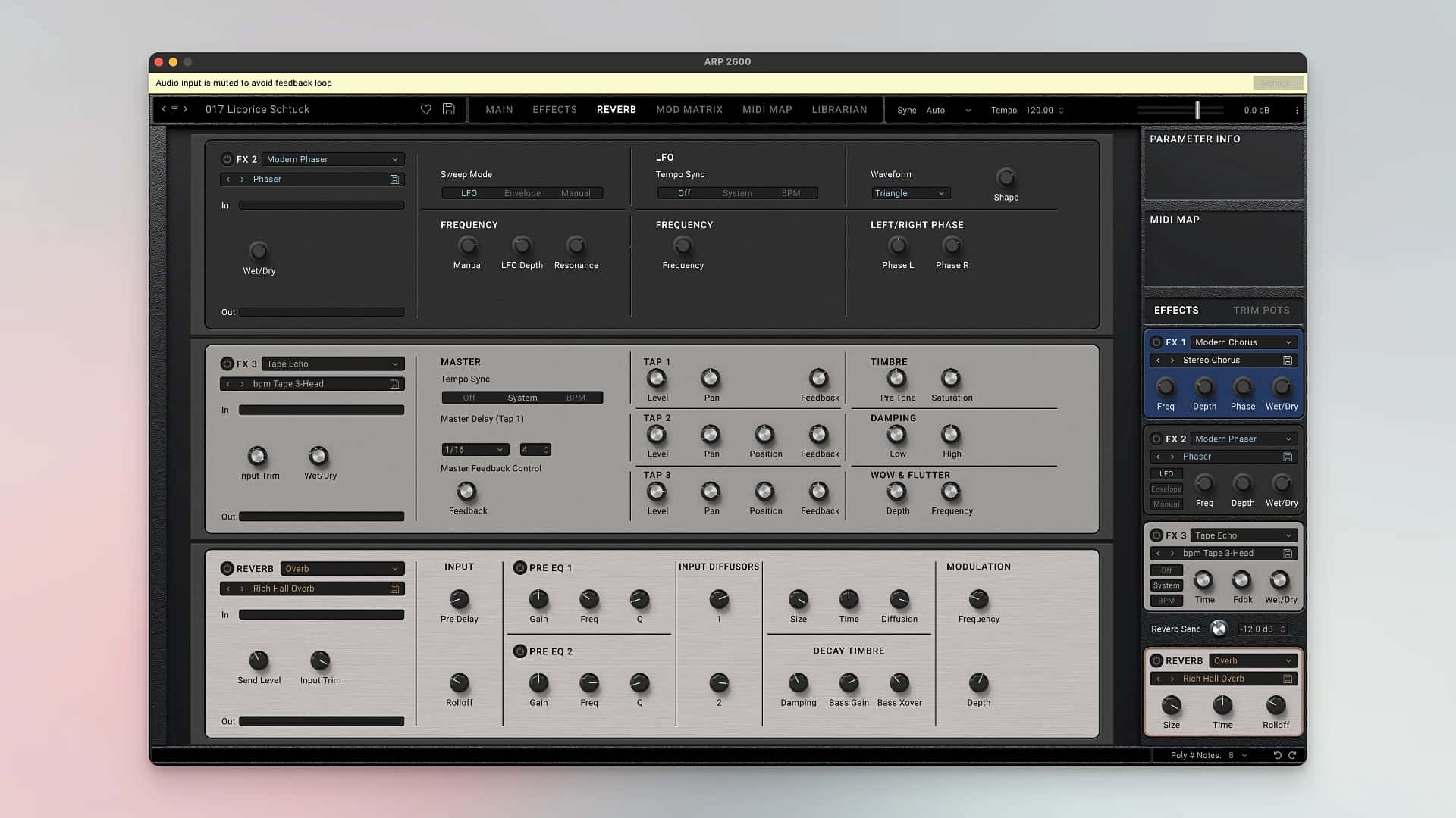 اسکرینشات 2 KORG Software ARP 2600
