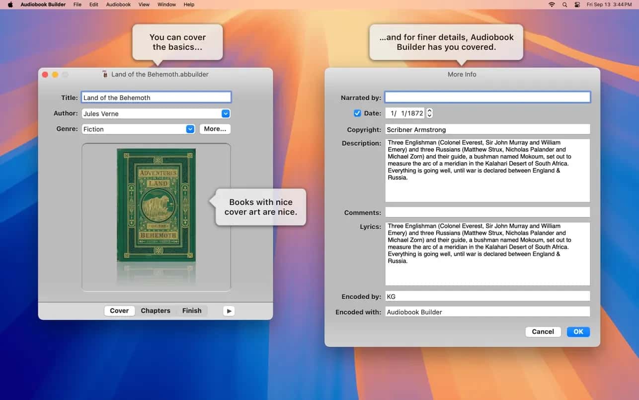 اسکرینشات 5 Audiobook Builder